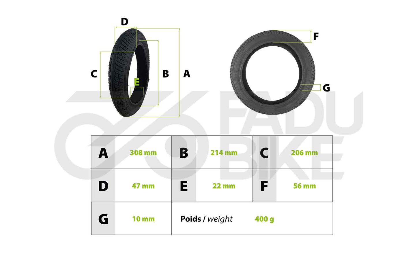 Reifen 12.5×1.75 (2¼) – Tube Type