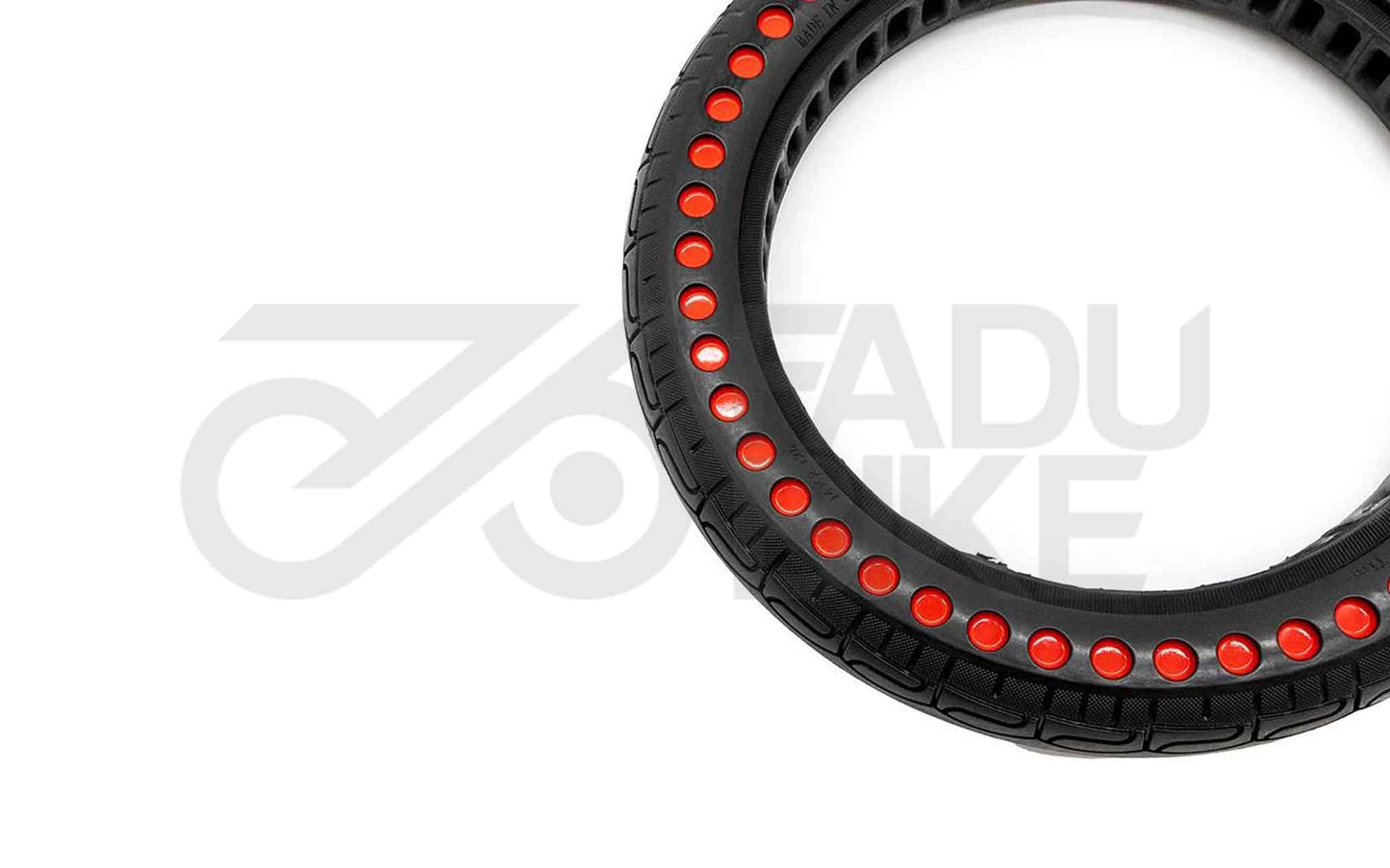 E-Scooter Ultralight Vollgummi-Reifen 14×2,125-9 (B28) – Rote Punkte