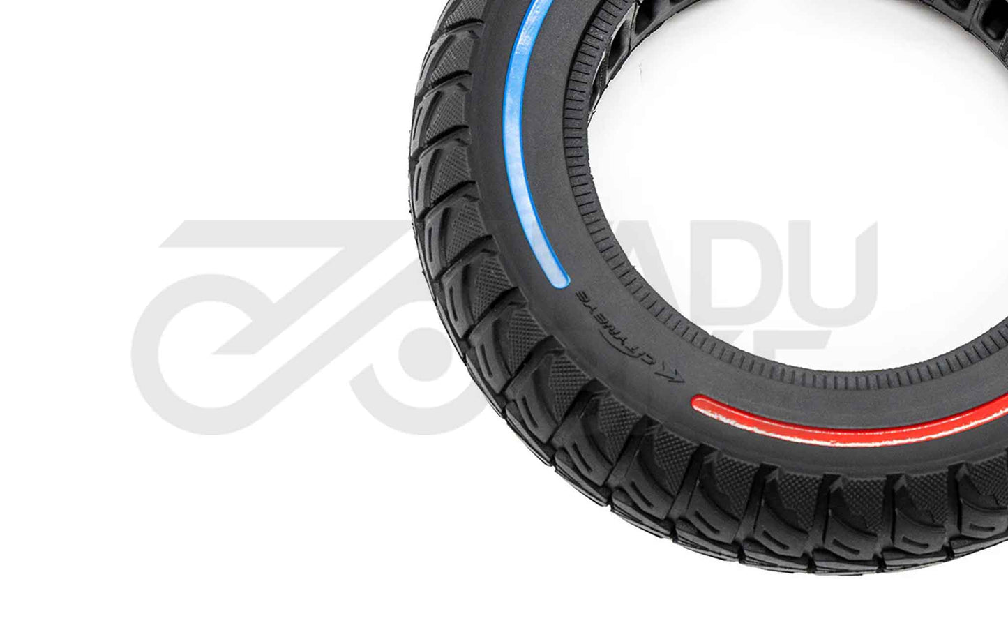 E-Scooter Vollgummi-Reifen 10×2,5-7 Tricolor – Pannensicher & Wartungsfrei