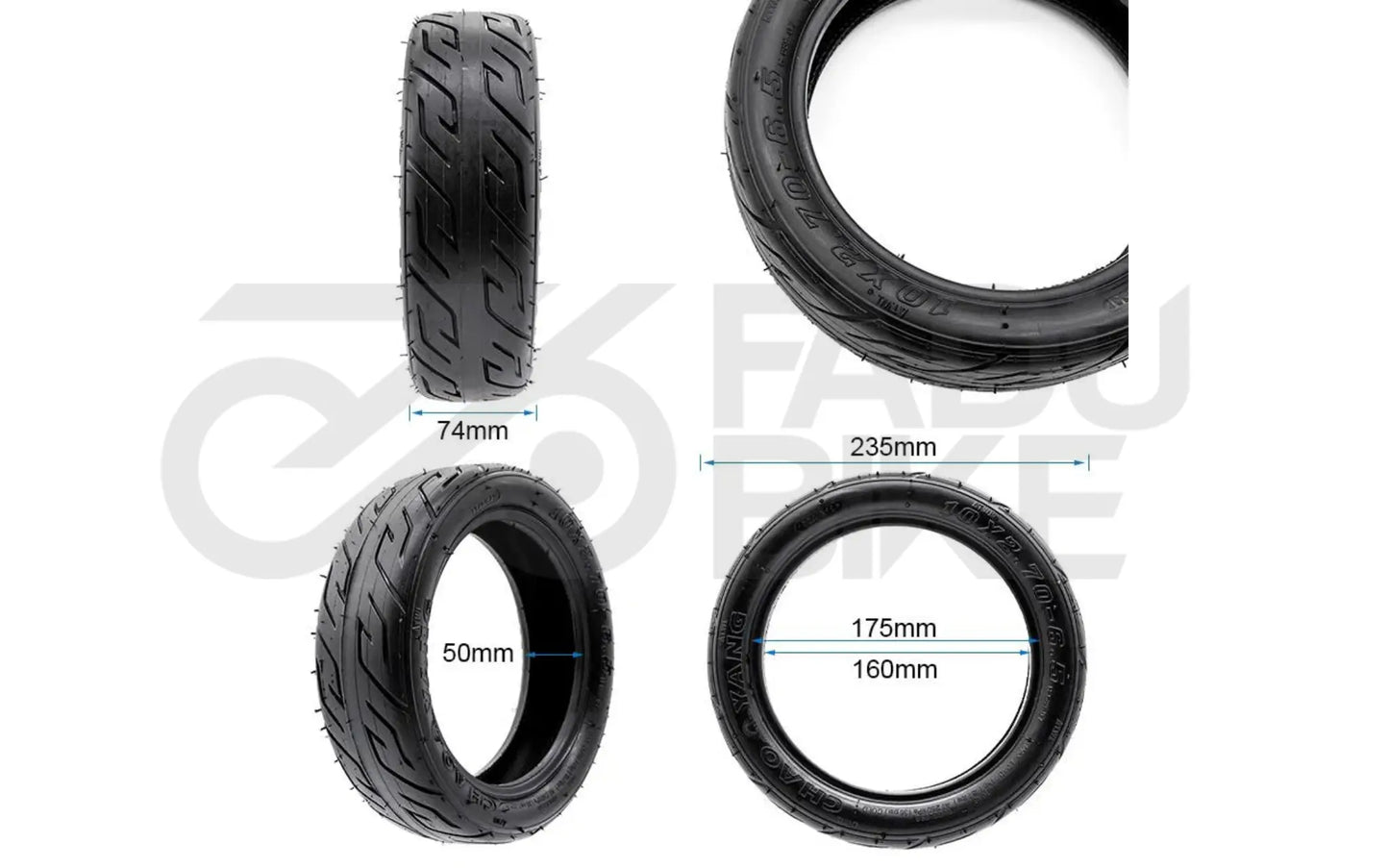 Chaoyang Tubeless-Reifen 10×2,70 (6,5) – schlauchlos & gelistet als E-Scooter-Reifen
