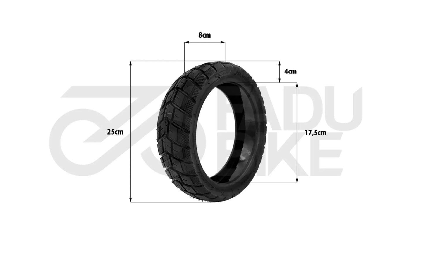 E-Scooter Tubeless-Reifen 10,5 × 2,75 mit Pannenschutzgel – Allwetter & zuverlässig