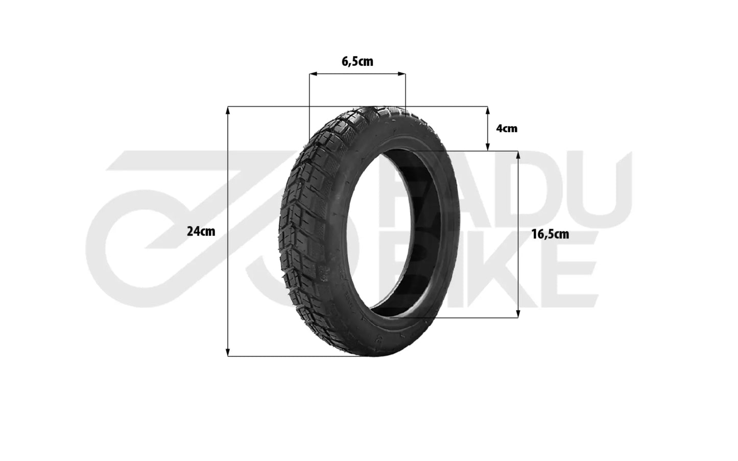 E-Scooter Tubeless Reifen 10×2,50-6,5 Semi Offroad Reinforced – robust & vielseitig