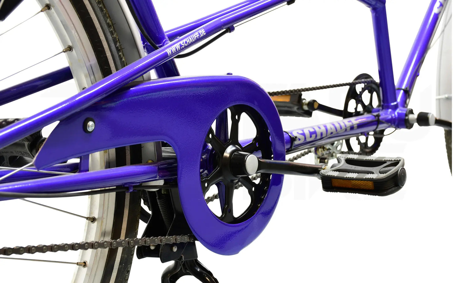 Kettenrad und Pedale Schauff Tandem Flensburg Fahrrad