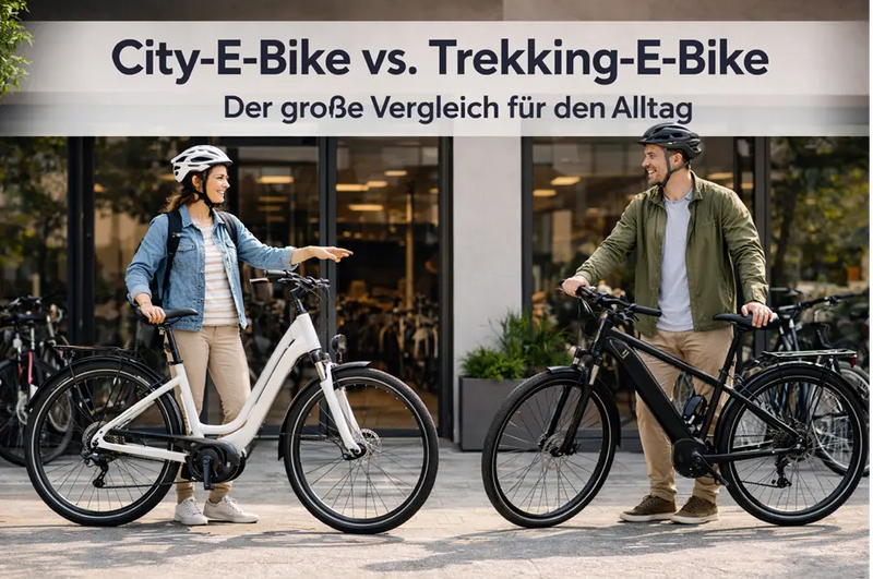 City-E-Bike vs. Trekking-E-Bike