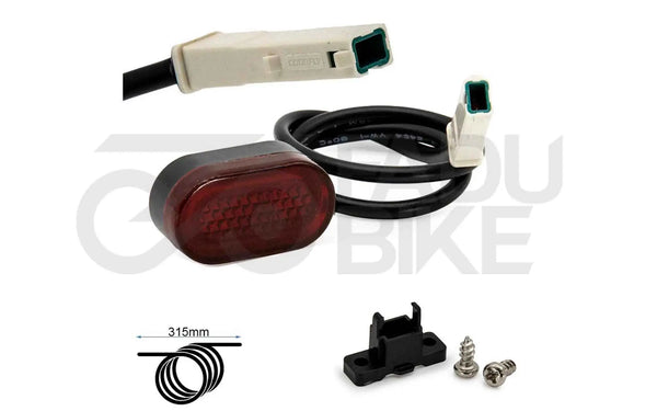 E-Scooter Rücklicht für Kotflügel 5–12V – M365 / Pro / Essential / 1S