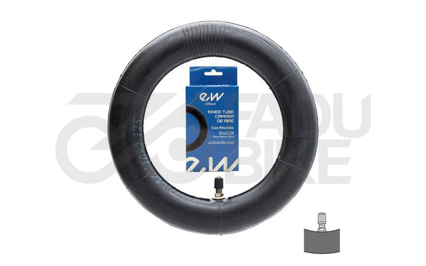 E-Scooter Schlauch 10×2.125 | Gerades Ventil (0°)