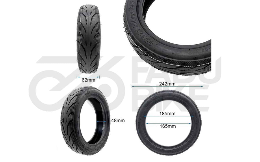CityCruiser Pro – 10-inch tubeless e-scooter tire (10x2.50-6.5)