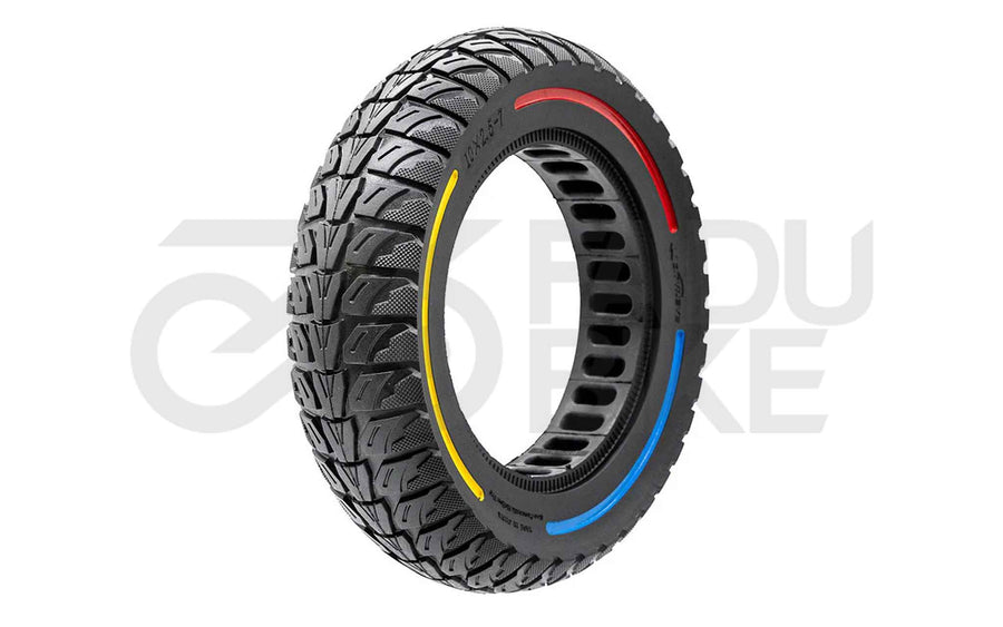 E-Scooter Vollgummi-Reifen 10×2,5-7 Tricolor – Pannensicher & Wartungsfrei