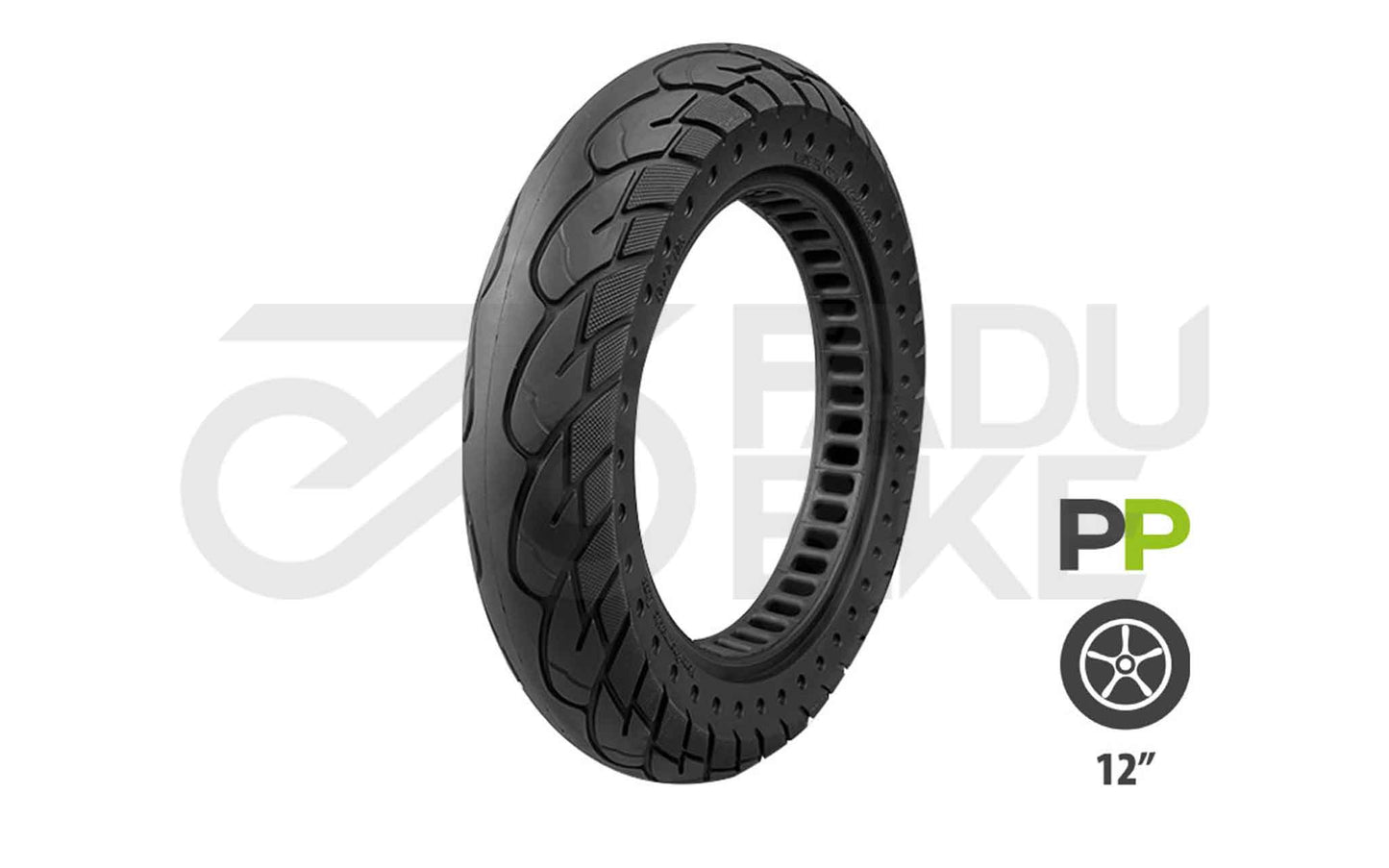 Vollgummi-Reifen 12×2,125 für Draisine & E-Scooter – Wartungsfrei