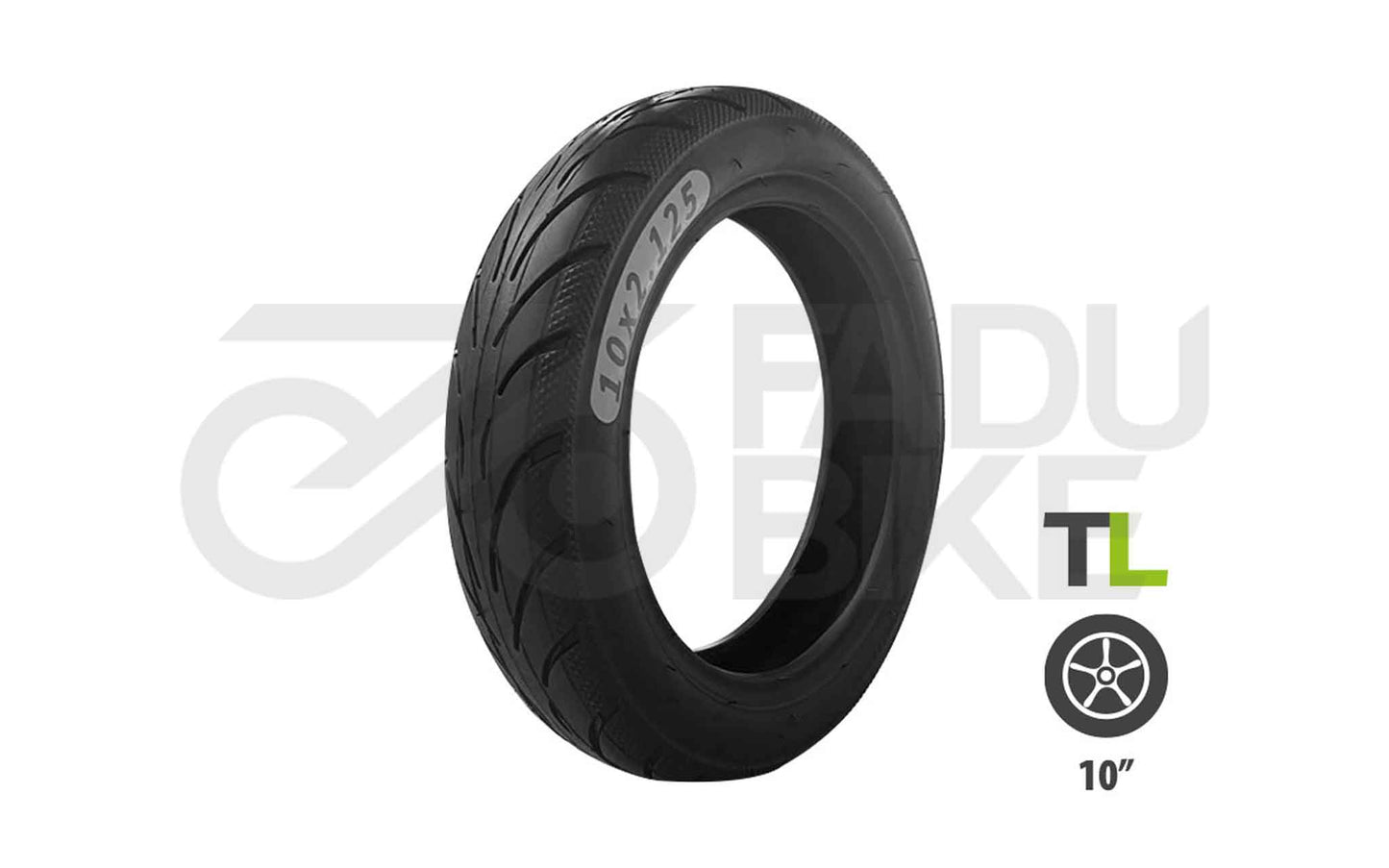 E-Scooter Tubeless-Reifen 10×2.125–6.5 – kompatibel mit Ninebot F & Xiaomi Mi4