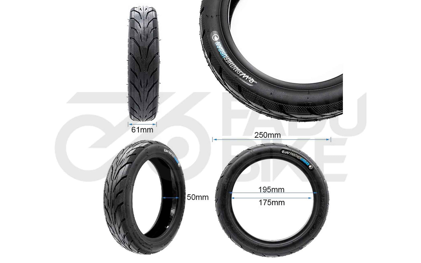 E-Scooter Tubeless Cityroad Reifen 60/70-7 – mit Gel