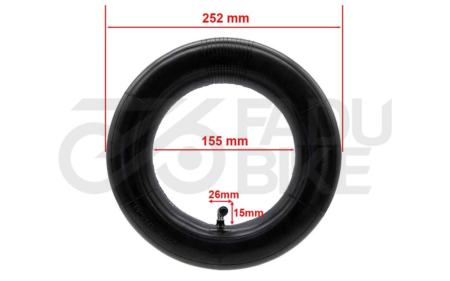 E-Scooter Schlauch 10×3 (80/65-6) | 90°×90° Ventil (VC)