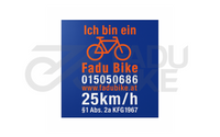 Fadu-Bike Heckschild