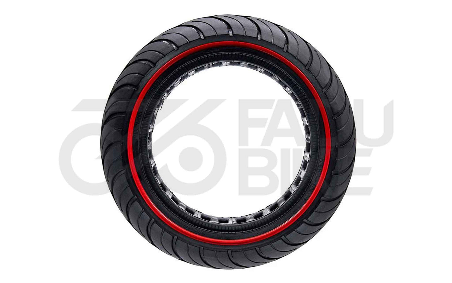 Ultraleichter Vollgummi-Reifen 9.5×2.5 – Rot Edition für NIU E-Scooter