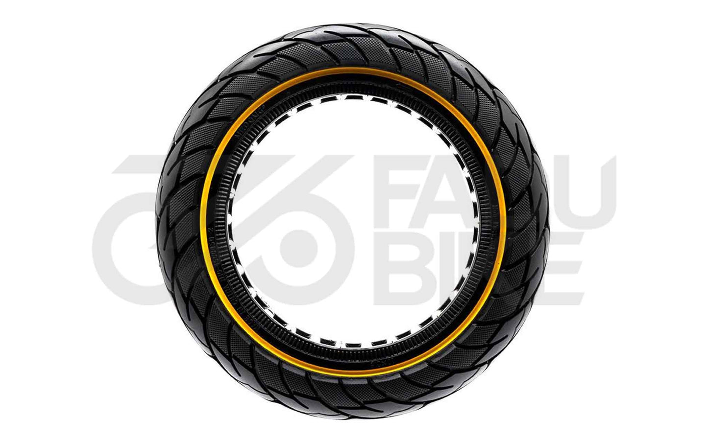 E-Scooter Ultralight Vollgummi-Reifen 10×2,5-6,1 – Yellow Line