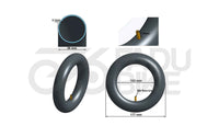 E-Scooter Schlauch 200×50 VR | Gerades Ventil – pannensicher und langlebig