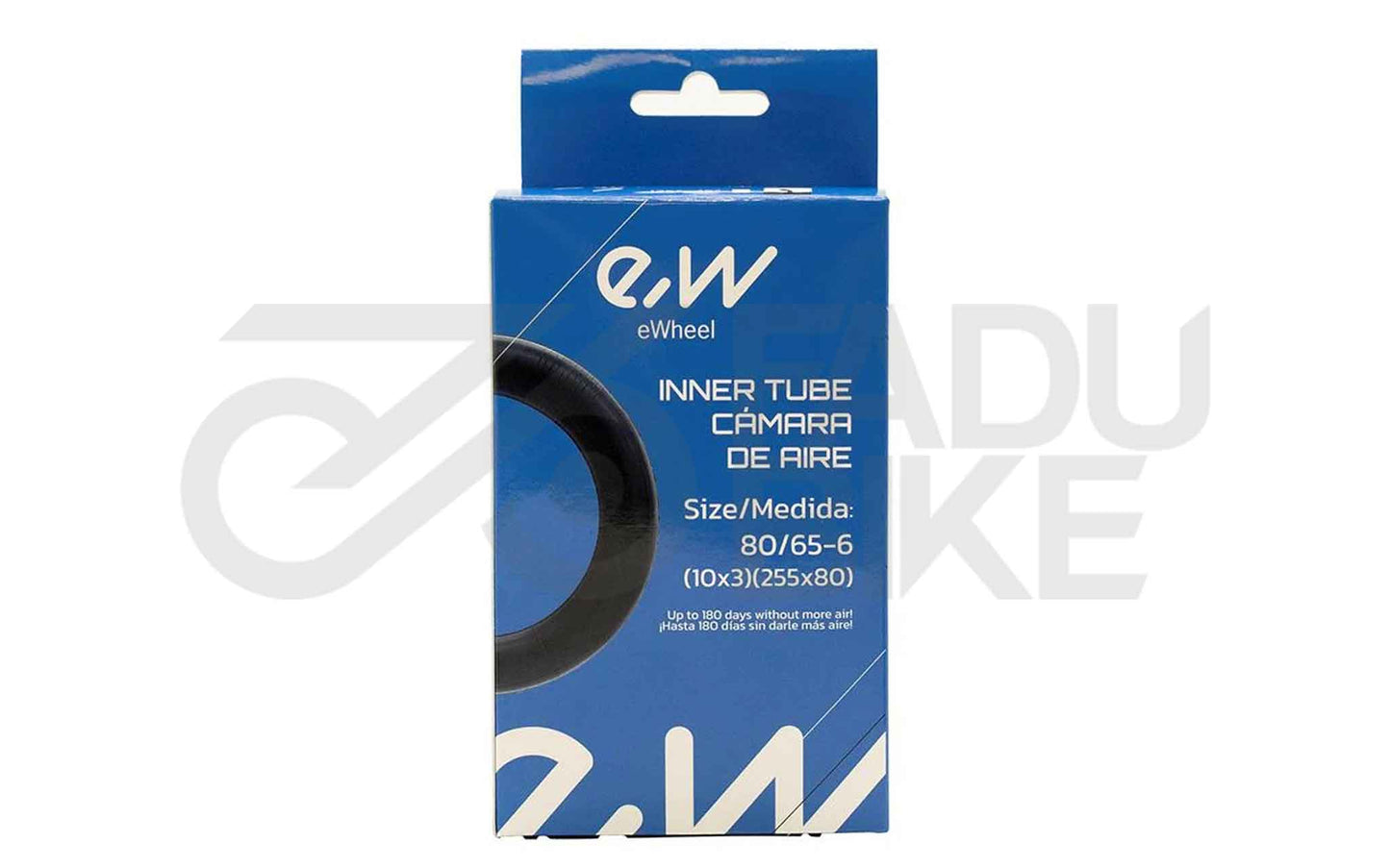 E-Scooter Schlauch 80/65-6 (10×3 / 255×80) VR | Gerades Ventil