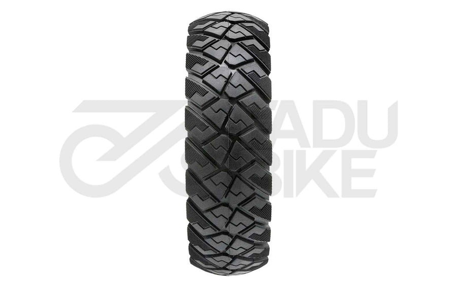 Solid rubber all-terrain tire 70/60-7.5 with diamond tread