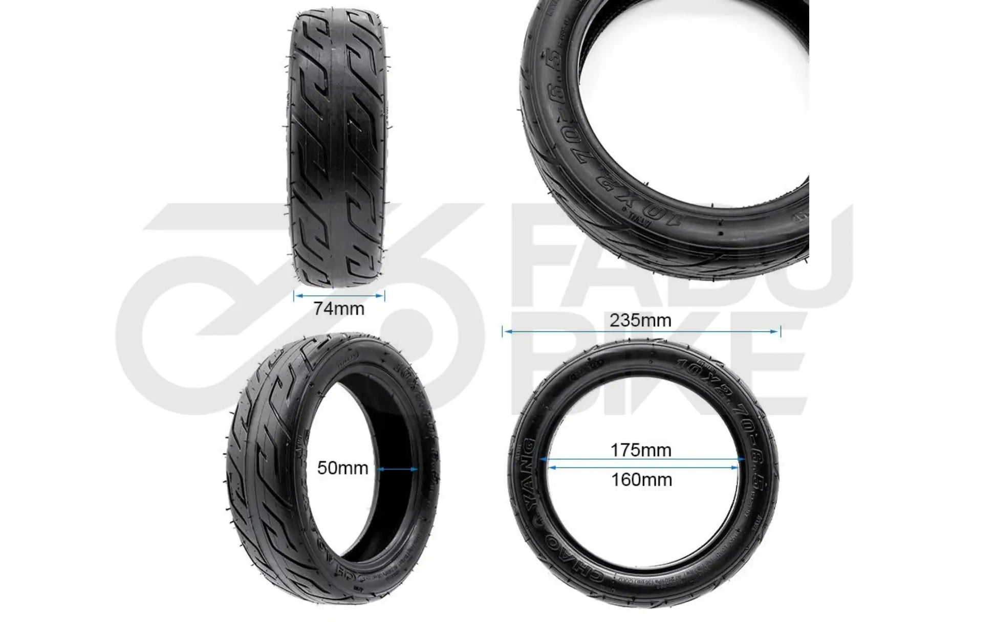Chaoyang Tubeless-Reifen 10×2,70 (6,5) – schlauchlos & gelistet als E-Scooter-Reifen