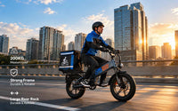 E-Bike D40 25 km/h 250W – 48V 40Ah Fatbike für Delivery & Alltag