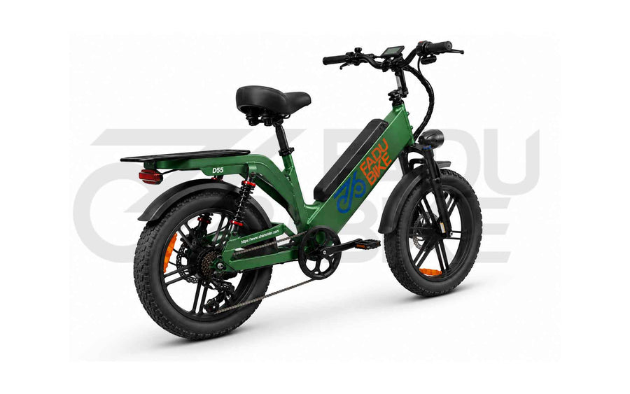 E-Bike FaduRider D55 25 km/h 250W – 48V 50 Ah Fatbike für Delivery & Alltag 