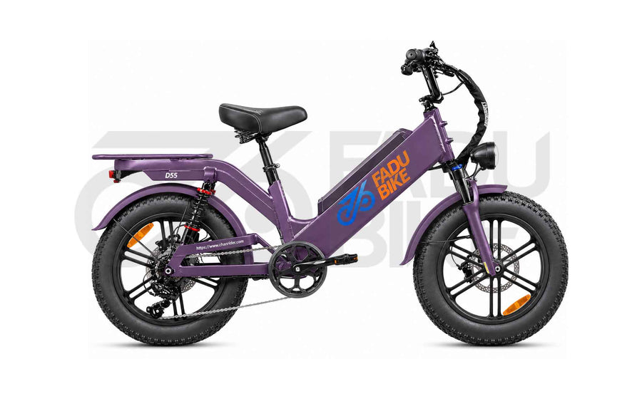 E-Bike FaduRider D55 25 km/h 250W – 48V 50 Ah Fatbike für Delivery & Alltag 