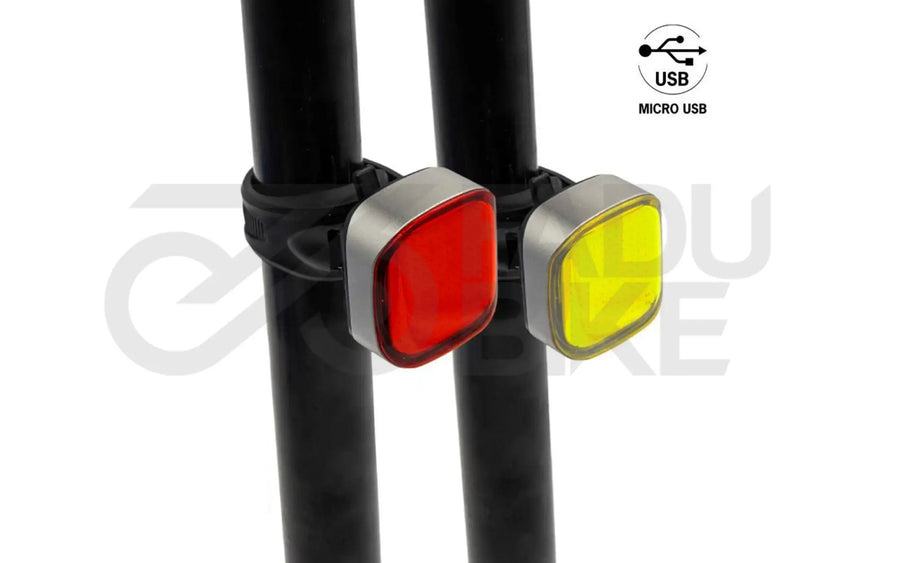 E-Scooter Hochleistungs Licht-Set EWL004 – Front- & Rücklicht für sichere Nachttouren