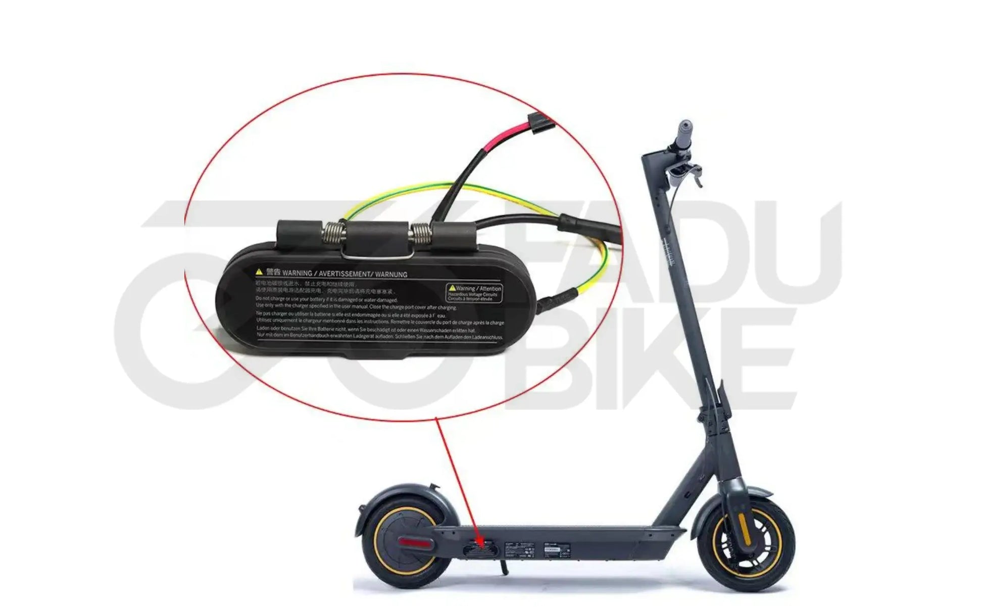 E-Scooter Ladeanschluss für Ninebot Max G30 / G30D – Ersatzteil für Ladeport