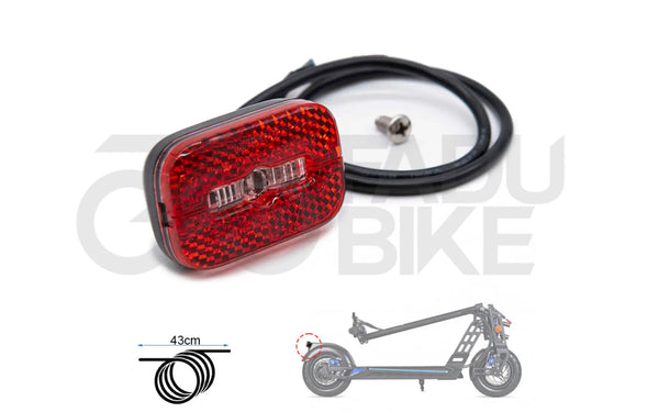E-Scooter Universelles Rücklicht für Kotflügel 5-72 V – Sicht & Sicherheit fürs Heck