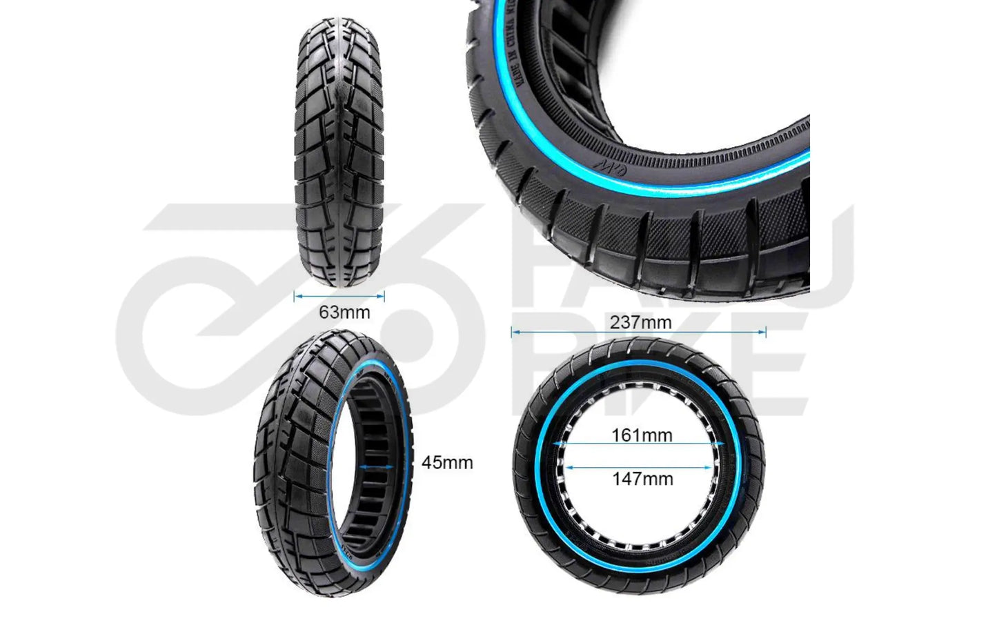 E-Scooter Vollgummireifen 60/70-6,5 (B44) – pannenfrei & robust