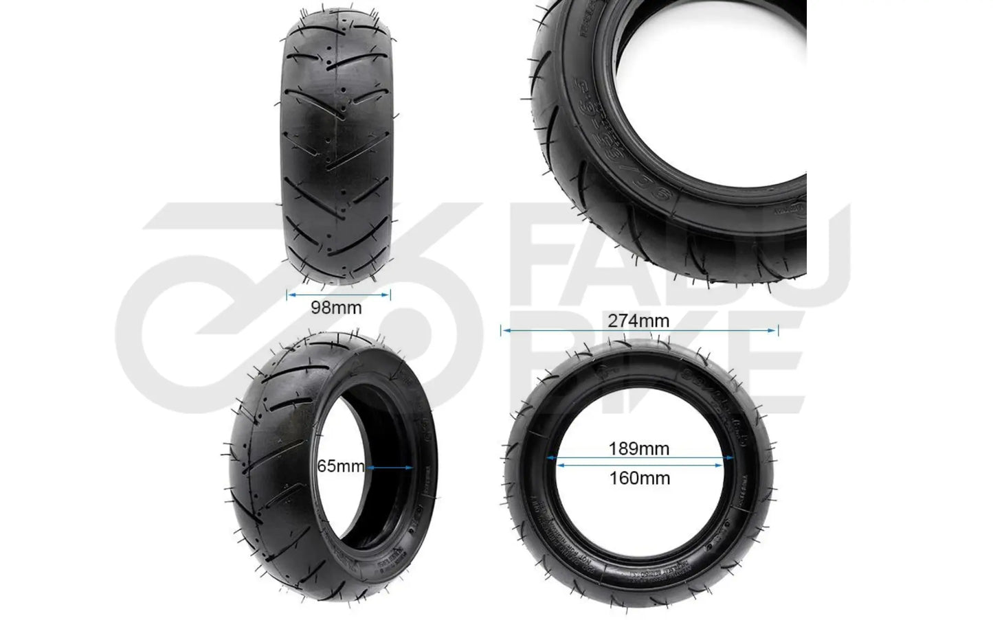 E-Scooter Clever Tubeless-Reifen 90/65-6,5 – wartungsarme Performance