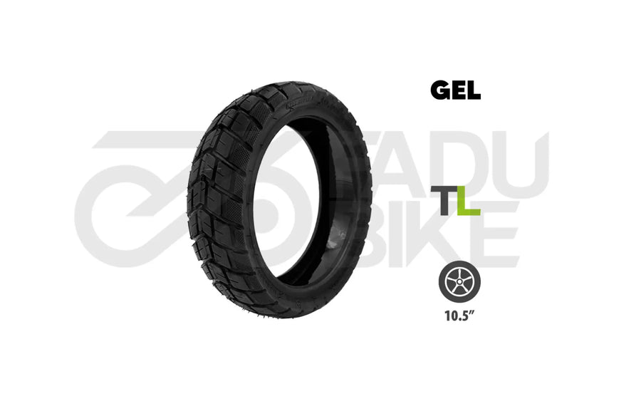 E-Scooter Tubeless-Reifen 10,5 × 2,75 mit Pannenschutzgel – Allwetter & zuverlässig