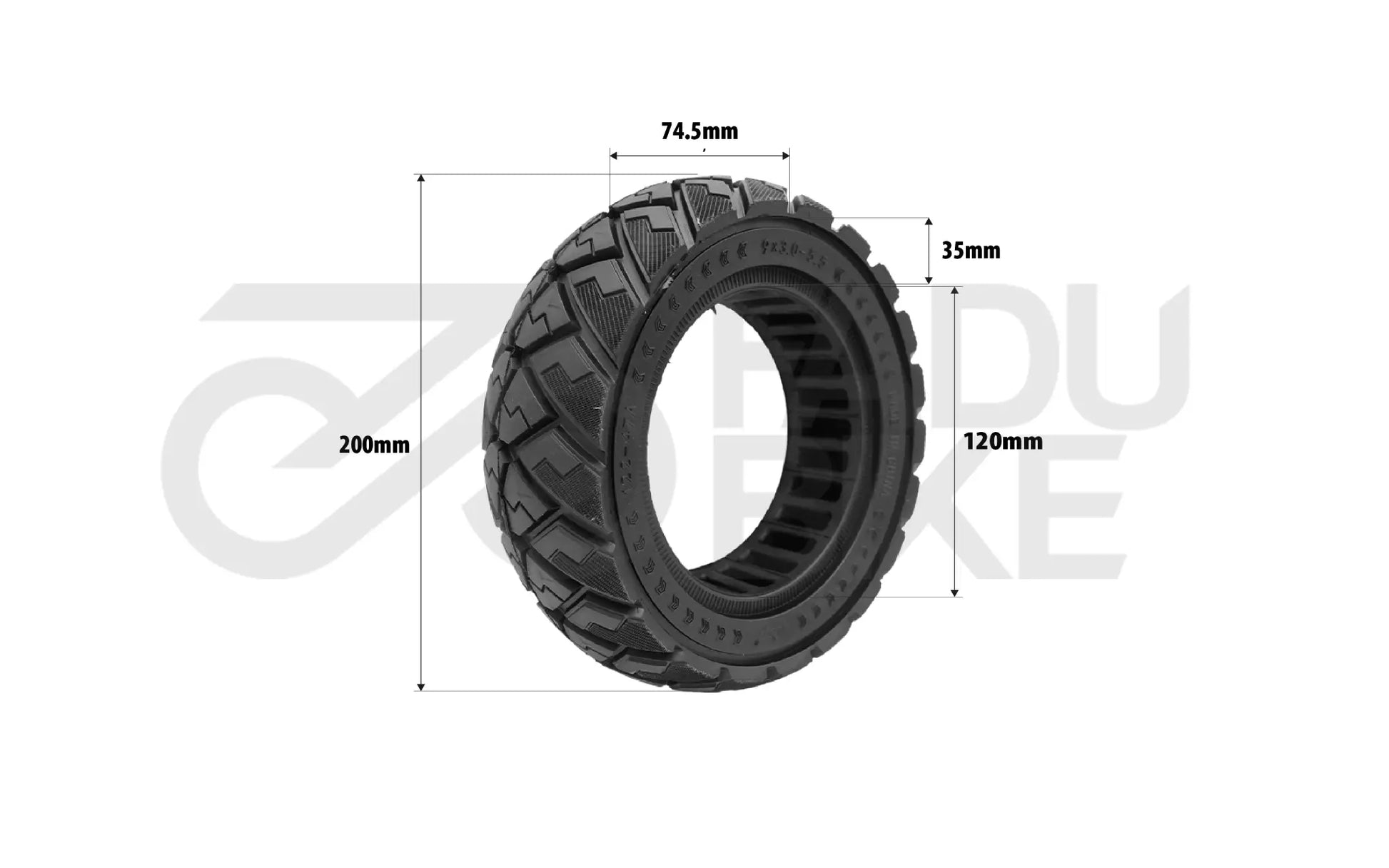 E-Scooter Vollgummireifen 10×2,30 (6,5) – solide & wartungsfrei