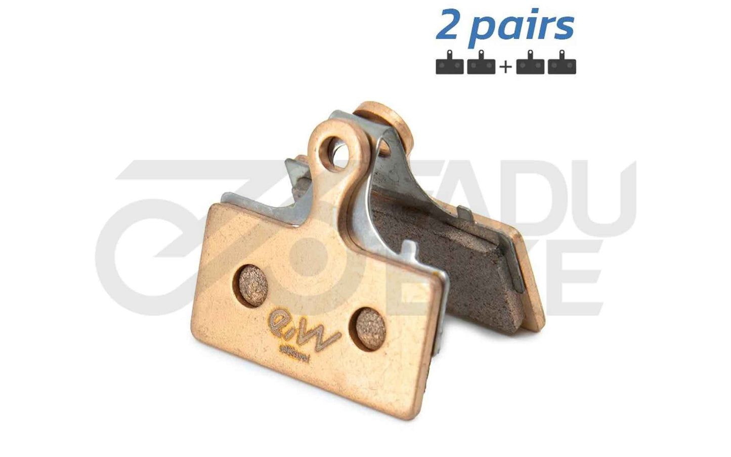 E-Scooter Bremsbeläge RT006 – Sintered (rechteckig, mit Haltestift)