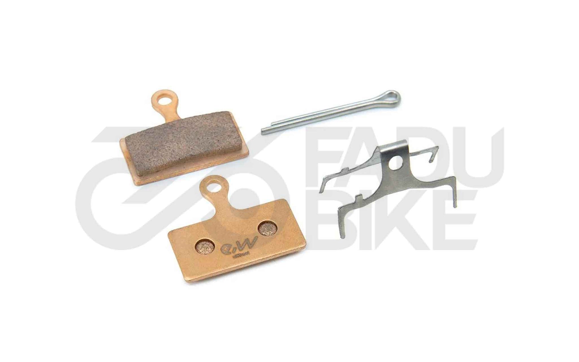 E-Scooter Bremsbeläge RT006 – Sintered (rechteckig, mit Haltestift)