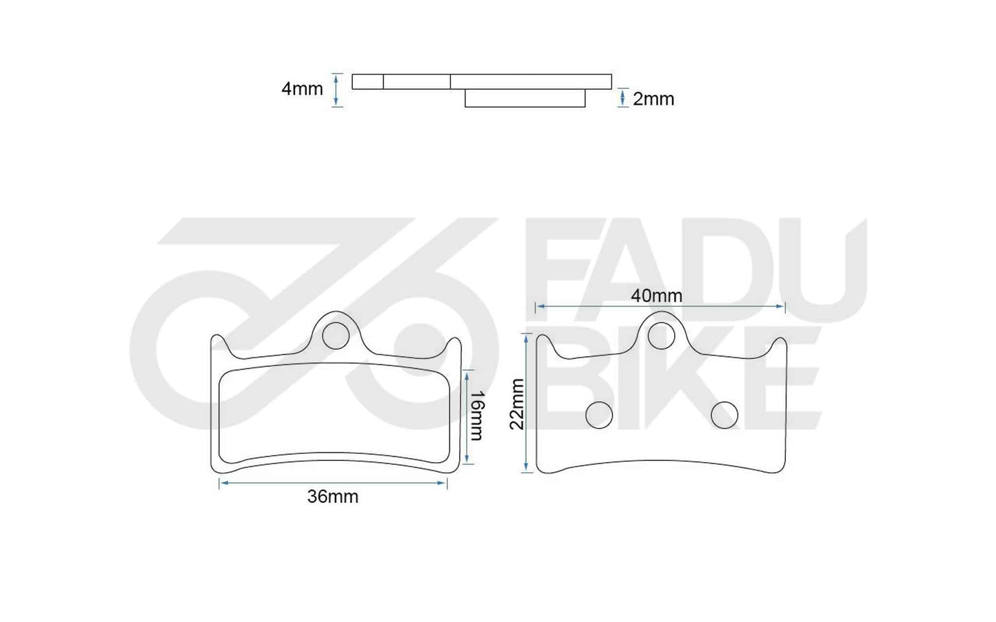 E-Scooter Bremsbeläge RT010 – Resin