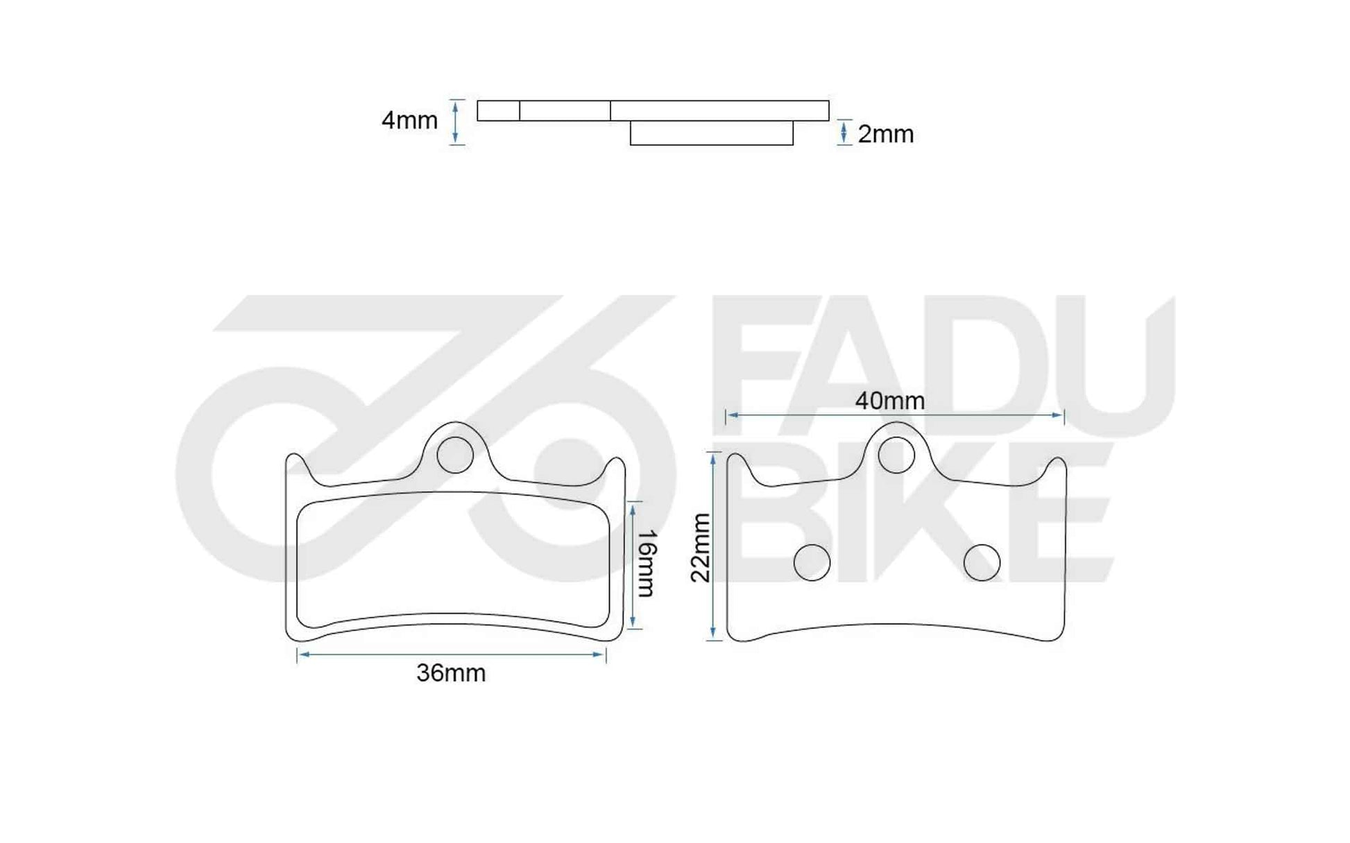 E-Scooter Bremsbeläge RT010 – Resin