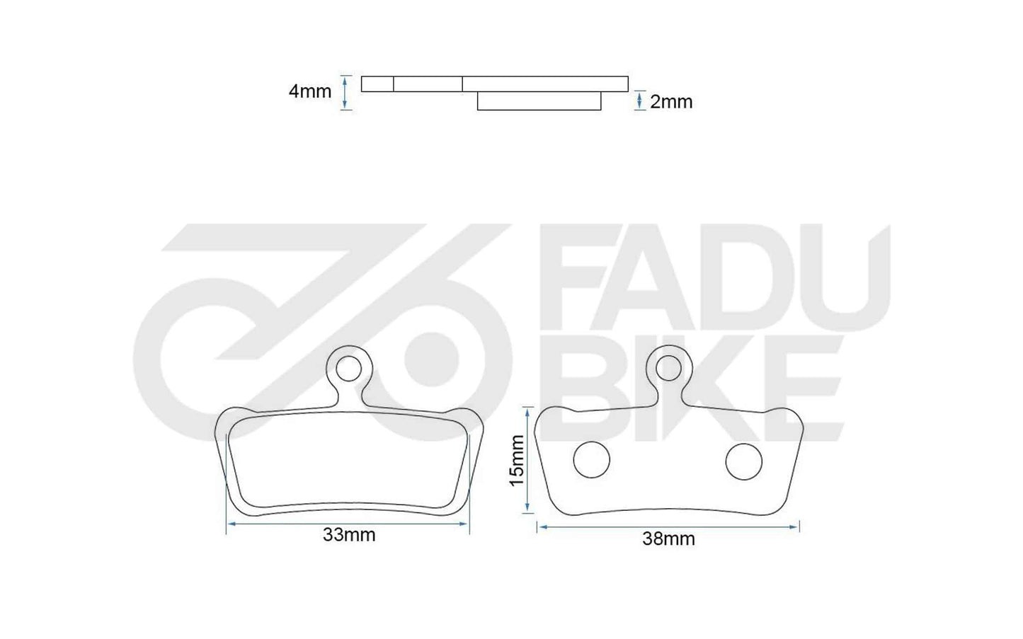 E-Scooter Bremsbeläge RT013 – Resin