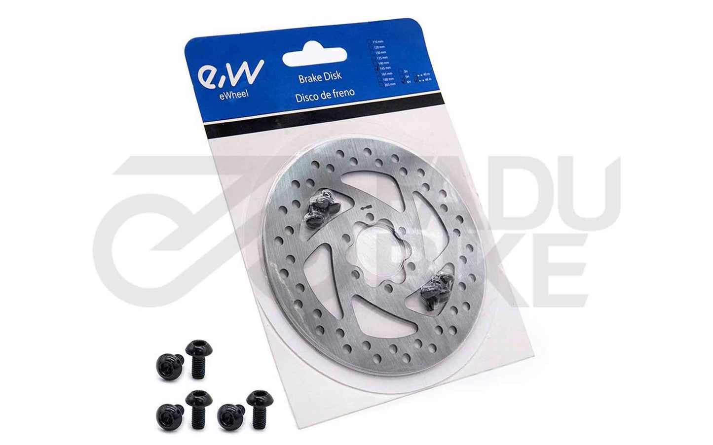 E-Scooter Bremsscheibe 145 mm 6H – Silber