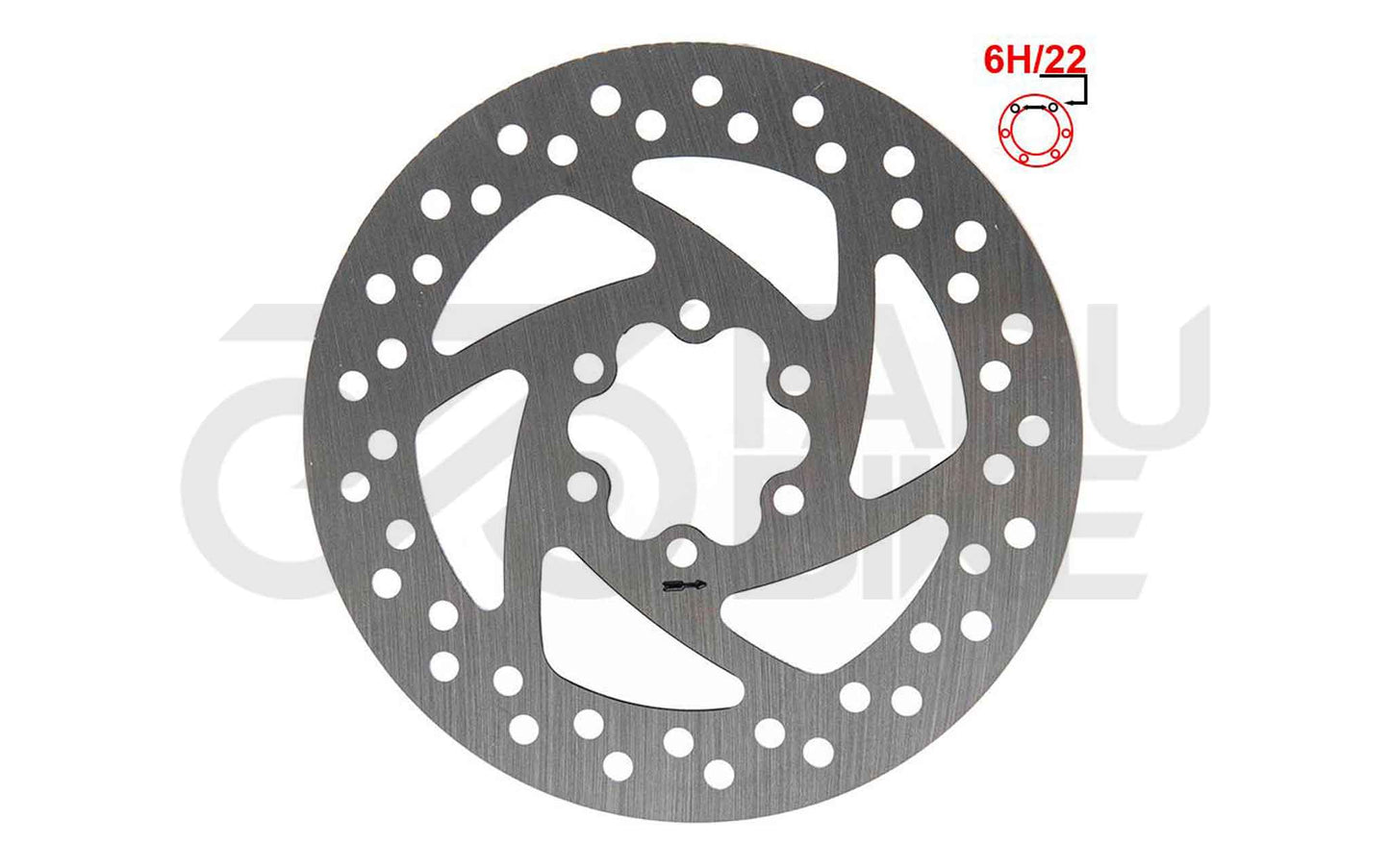 E-Scooter Bremsscheibe 145 mm 6H – Silber