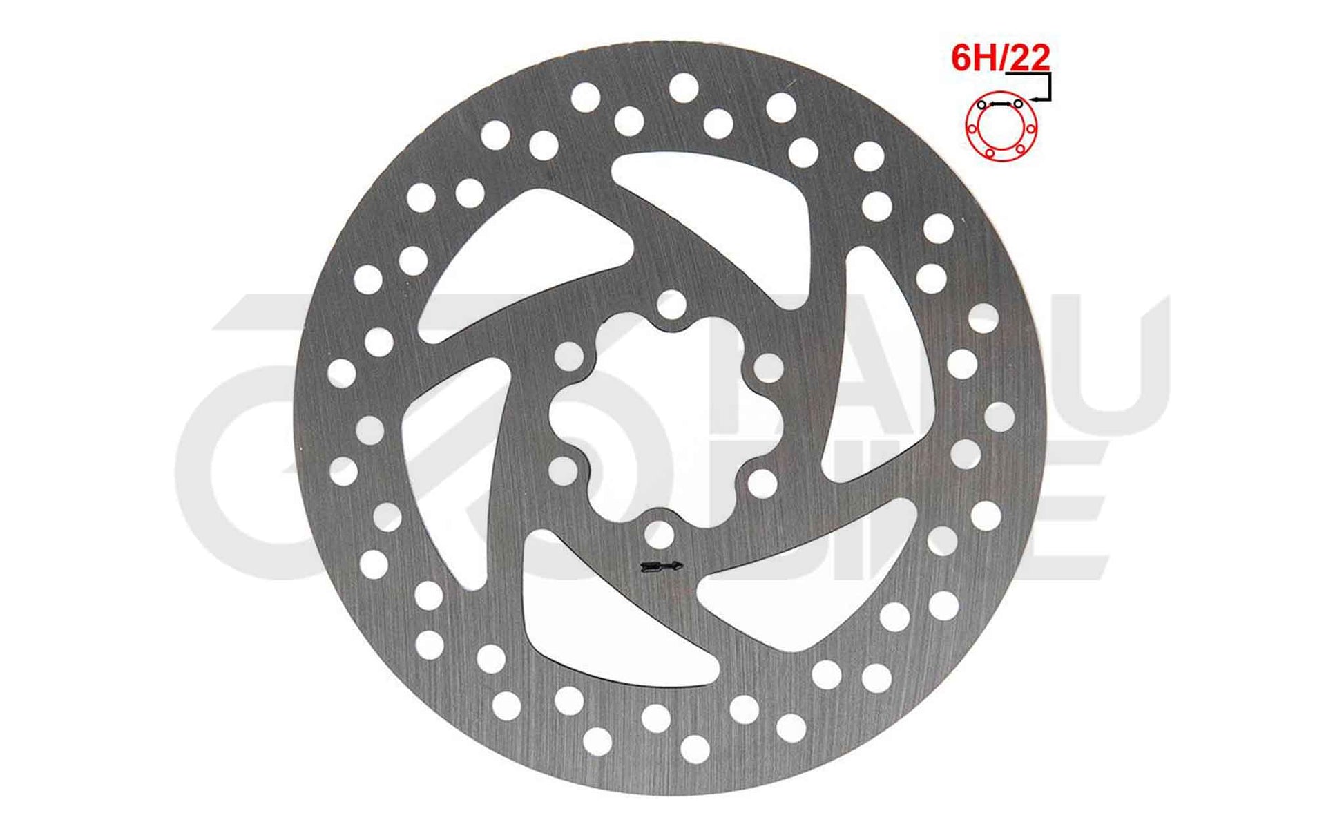 E-Scooter Bremsscheibe 145 mm 6H – Silber