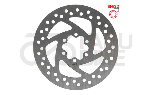 E-Scooter Bremsscheibe 145 mm 6H – Silber