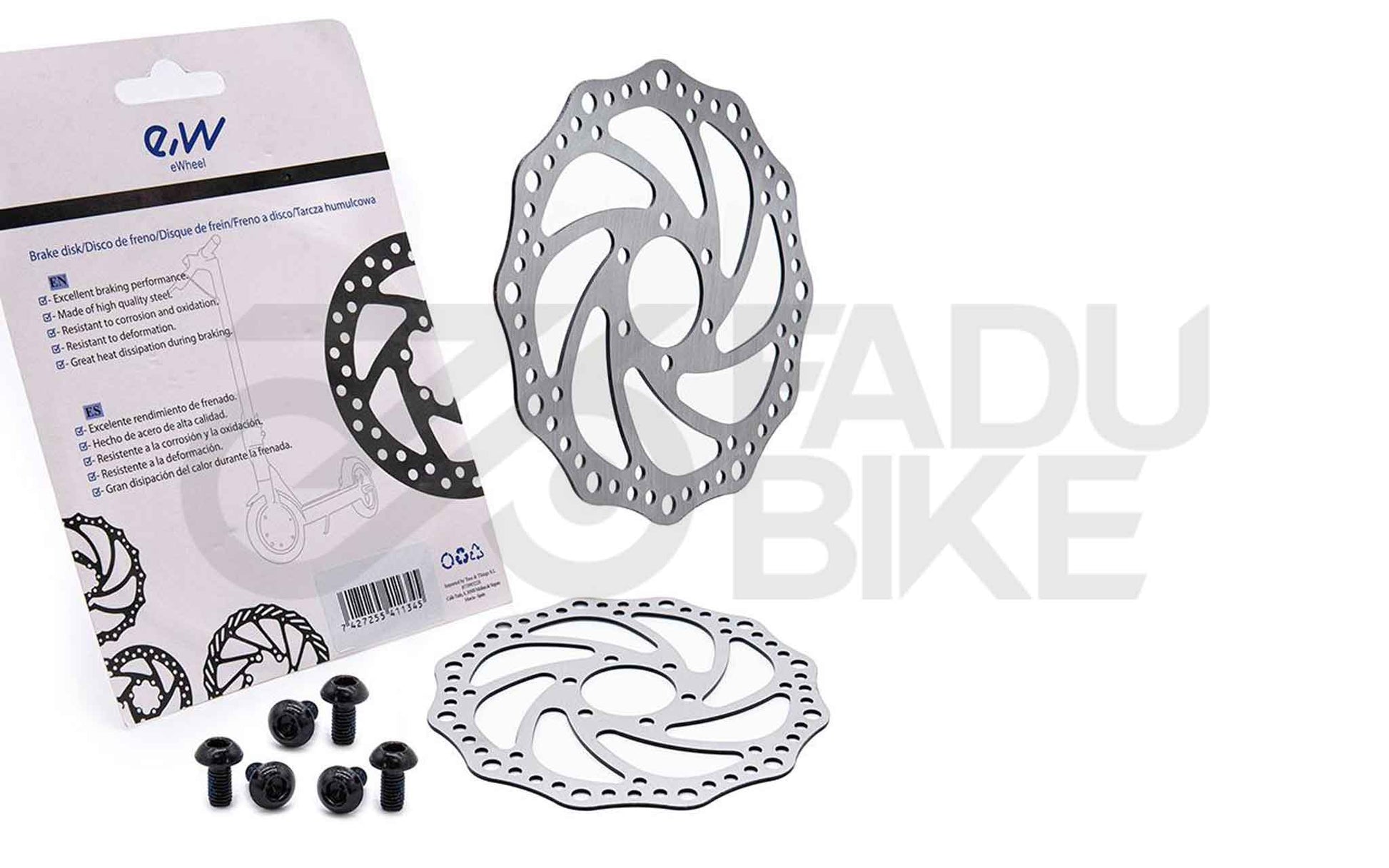 E-Scooter Bremsscheibe 160 mm 6H (48 mm Innenmaß) – Silber