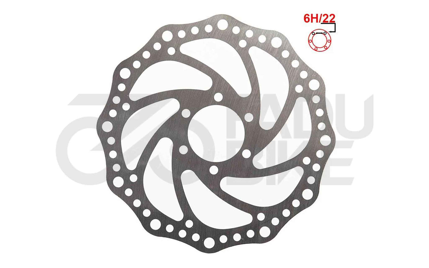 E-Scooter Bremsscheibe 160 mm 6H (48 mm Innenmaß) – Silber