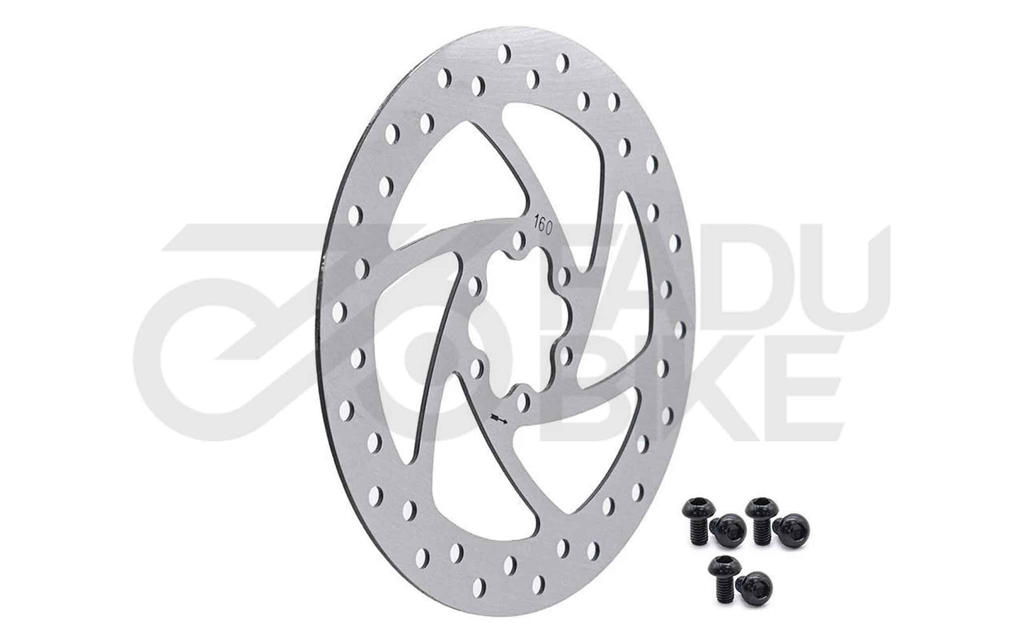 E-Scooter Bremsscheibe 160 mm 6H – Silber