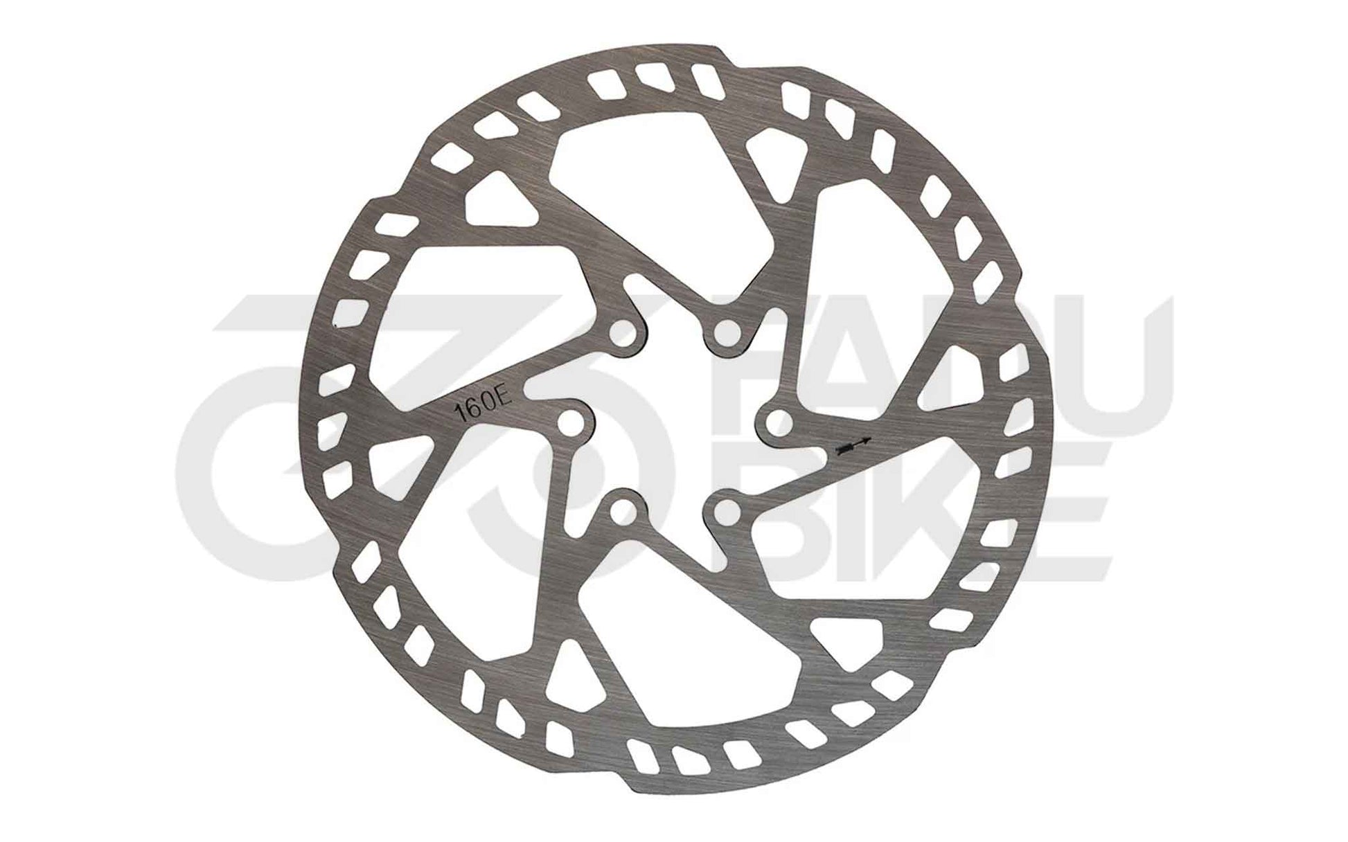 E-Scooter Bremsscheibe EWD004 160 mm 6H (2,3 mm) – Silber