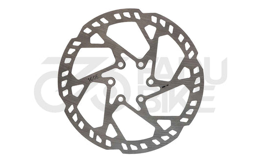 E-Scooter Bremsscheibe EWD004 160 mm 6H (2,3 mm) – Silber