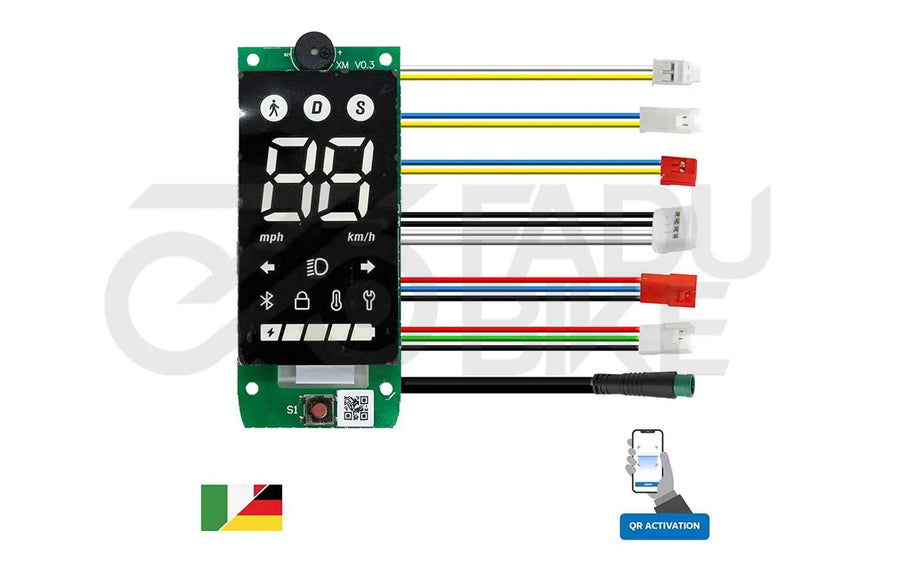 E-Scooter Display Original für Xiaomi Mi 4 Lite Gen2 – Italienische/Deutsche Version