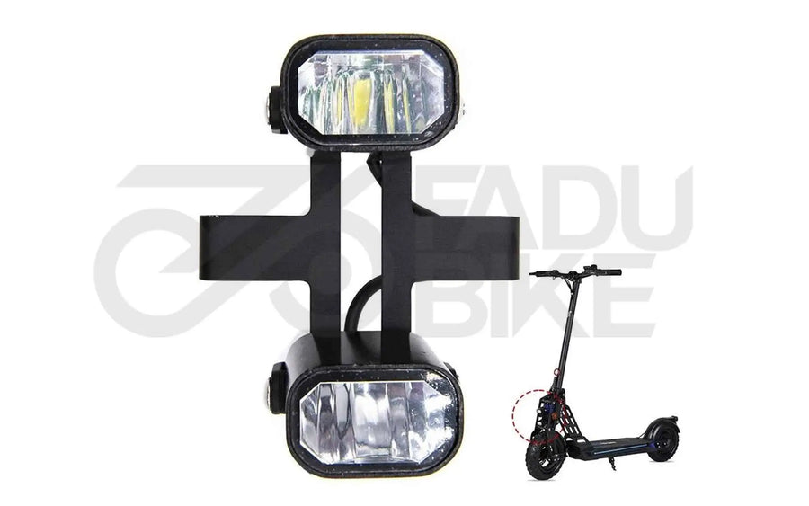 E-Scooter Doppelscheinwerfer vorne 12–72V für Ecoxtrem Bison / Bogist M6 / B-mov Freestyle 5
