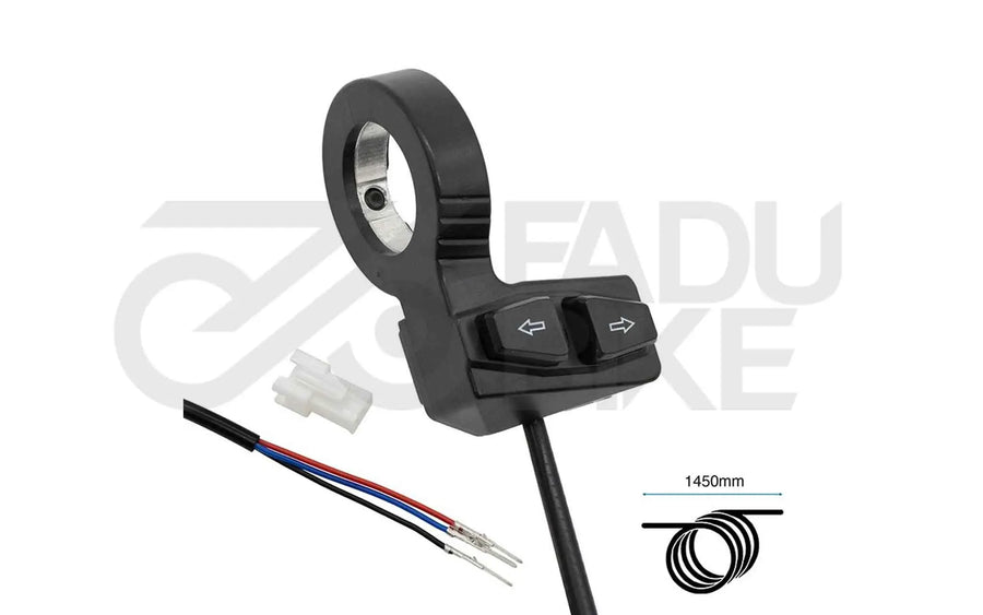 E-Scooter / E-Bike Blinkerschalter horizontal 3-polig – 1450 mm